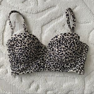 Leopard Bikini Top XS